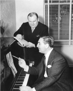 Harry Warren (composer &lyricist) and Alexander 'Al' Dubin (lyricist) of ‘My September In The Rain’.